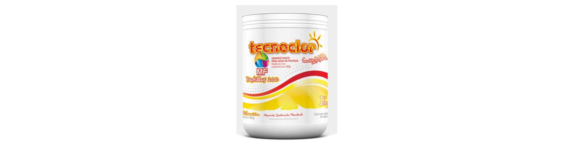 CLORO SOLIDO DISOLUCION LENTA - MULTIFUNCION PASTILLA 200 GRS X 1 KG. 