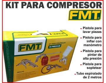 KIT COMPRESOR CARGA INFERIOR 5 PZAS - FMT