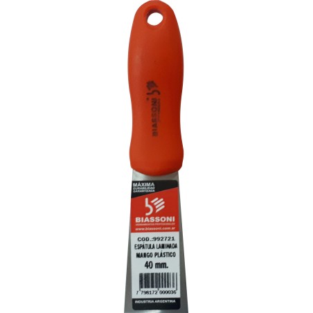 ESPATULA - 992760 - MANGO PLASTICO - 30 MM - BIASSONI