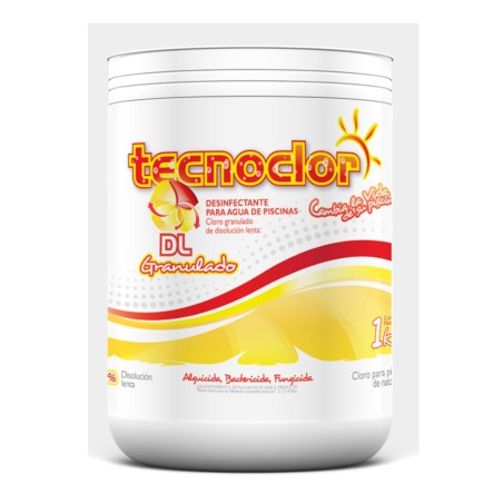 CLORO GRANULADO DILUSION LENTA - 90% POTE X 1KG TECNOCLOR