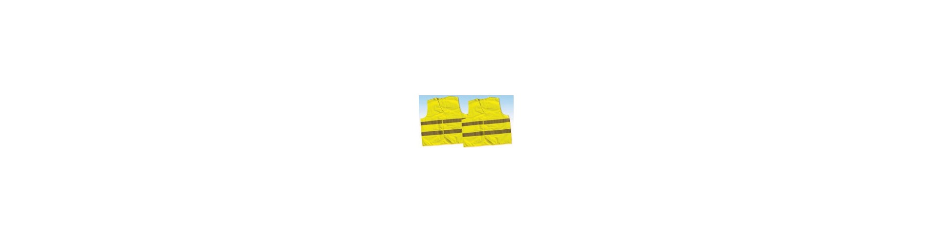 CHALECO BANDA REFLECTIVA FLUO T/ EUROPEO - AMARILLO DE PASCALE