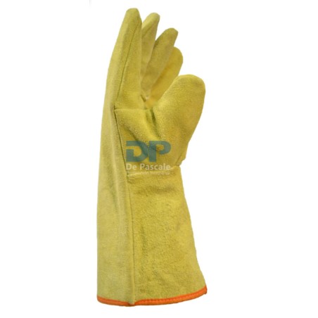 GUANTE SOLDADOR DESCARNE AMARILLO FORRADO P/LARGO DE PASCALE