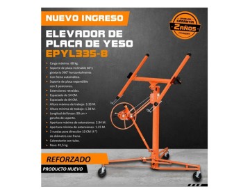 ELEVADOR PLACAS DE 1.38 MTS A 3.35 MTS LUSQTOFF