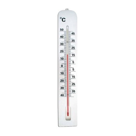 TERMOMETRO AMBIENTE PLASTICO - ALCOHOL 392 X 62 - -40 +50 ºC LUFT