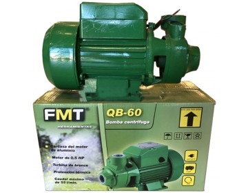 ELECTROBOMBA QB 60 - PERIFERICA 1/2 HP - 35 L/M FMT