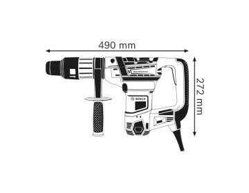 ROTOMARTILLO GBH 5-40 D - SDS-MAX 1.1W - 8.5 J - 6.8 KG BOSCH