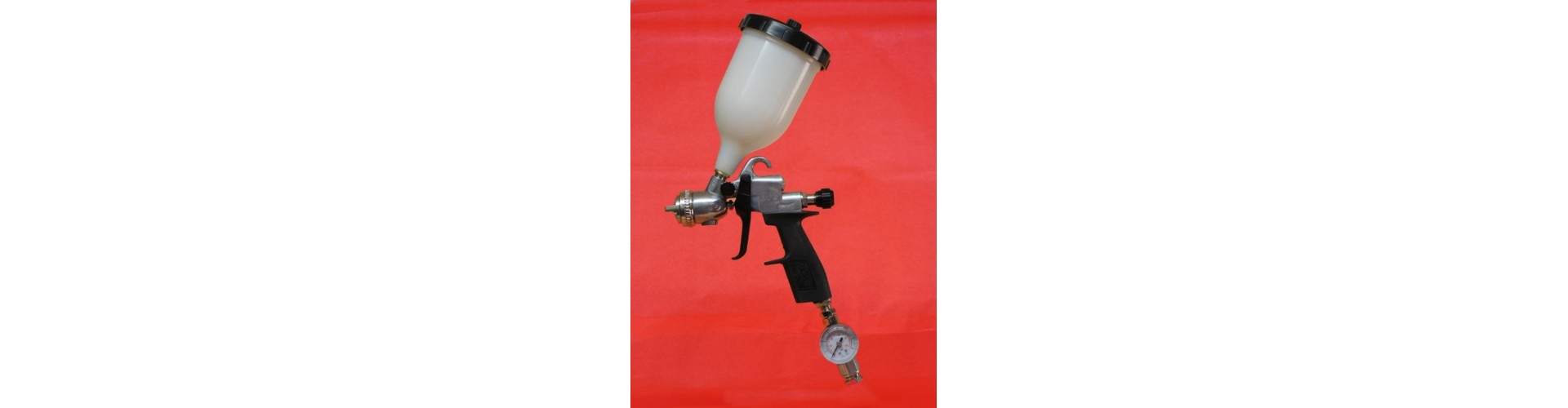 PISTOLA PARA PINTAR HVG - SUCCION GRAVEDAD BAJA PRESION CANE