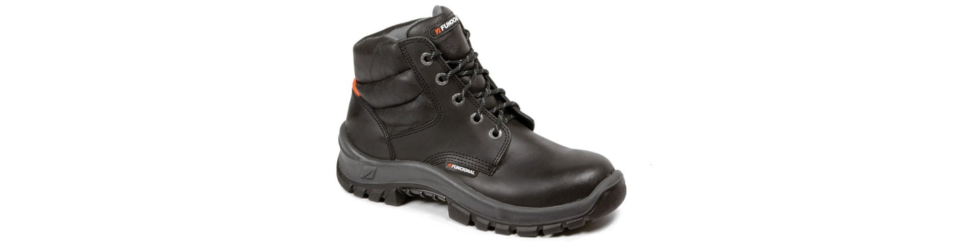 BOTIN PRUSIANO STEEL - CUERO BOX NEGRO TALLE 39 - C/ PUNTERA FUNCIONAL