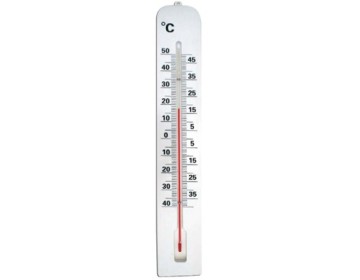 TERMOMETRO AMBIENTE PLASTICO - ALCOHOL 392 X 62 - -40 +50 ºC LUFT