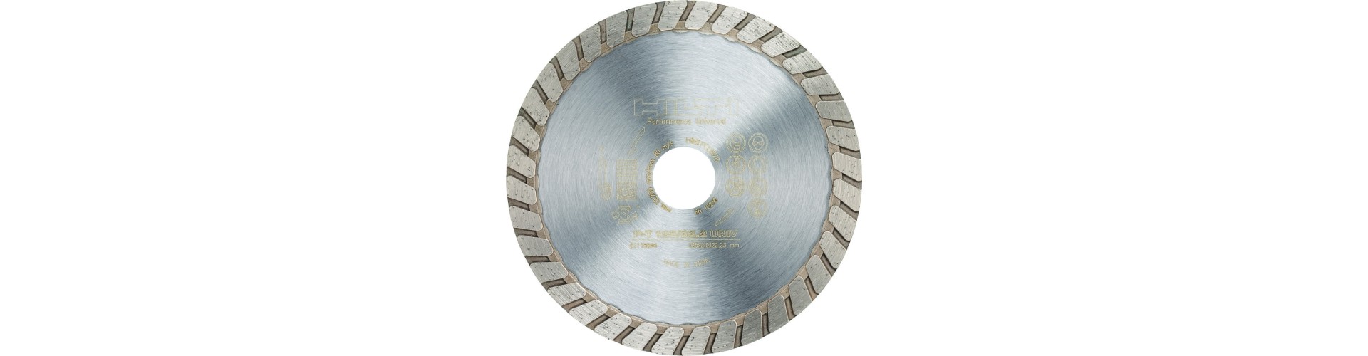 DISCO DIAMANTADO - P-T - TURBO - 115 - 22.2 - HILTI