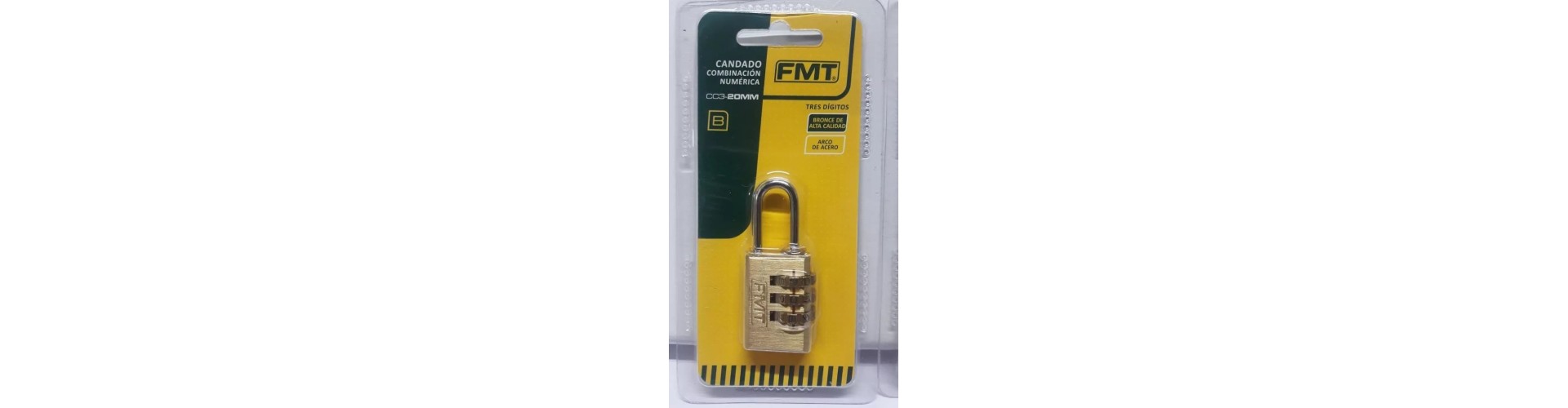 CANDADO - COMBINACIONX3 - 20 MM - FMT HERRAMIENTAS