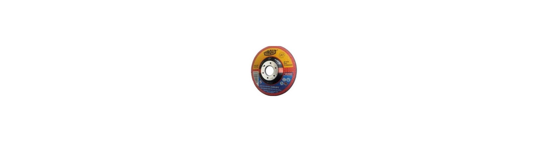 DISCO DE DESBASTE  CENTRO DEPRIMIDO 230X7.0X22.2 TYROLIT