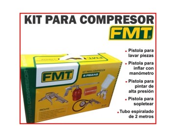 KIT COMPRESOR CARGA INFERIOR 5 PZAS - FMT