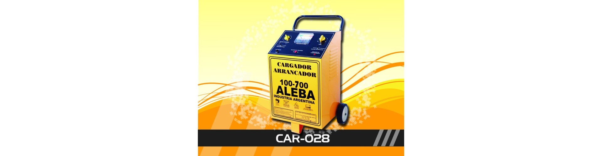 CARGADOR / ARRANCADOR DE BATERIAS REG. 12 PUNTOS 12-24V - 100/700AMP F