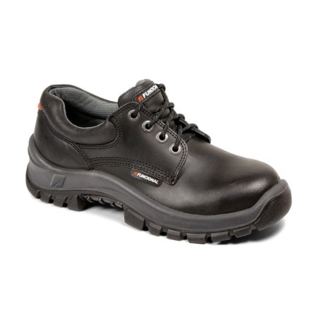 ZAPATO PRUSIANO IRON - CUERO BOX NEGRO TALLE 41 - C/ PUNTERA FUNCIONAL