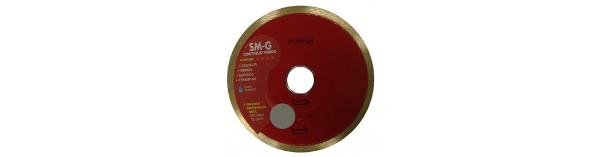 DISCO DIAMANTADO PARA VIDRIO 4.5 MM ALIAFOR