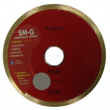 DISCO DIAMANTADO PARA VIDRIO 4.5 MM ALIAFOR