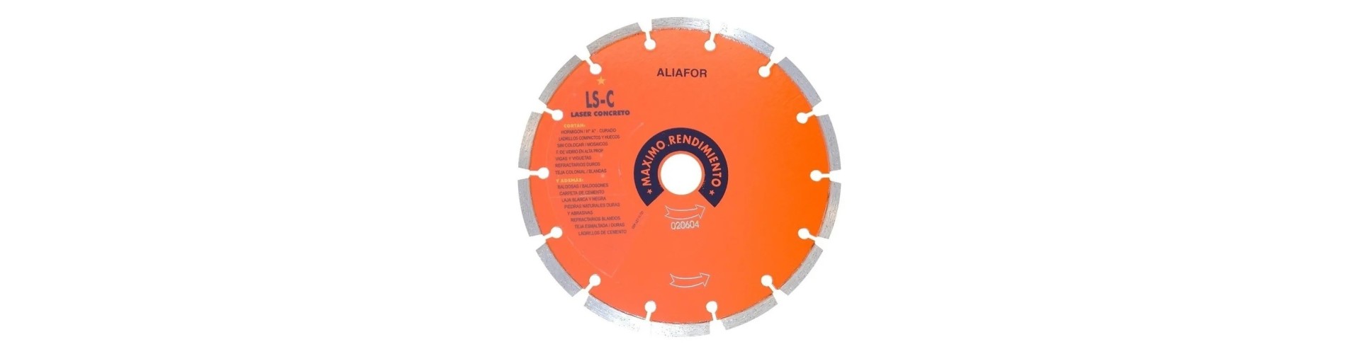 DISCO DIAMANTADO LS C MAXIMO RENDIMIENTO 10 ALIAFOR