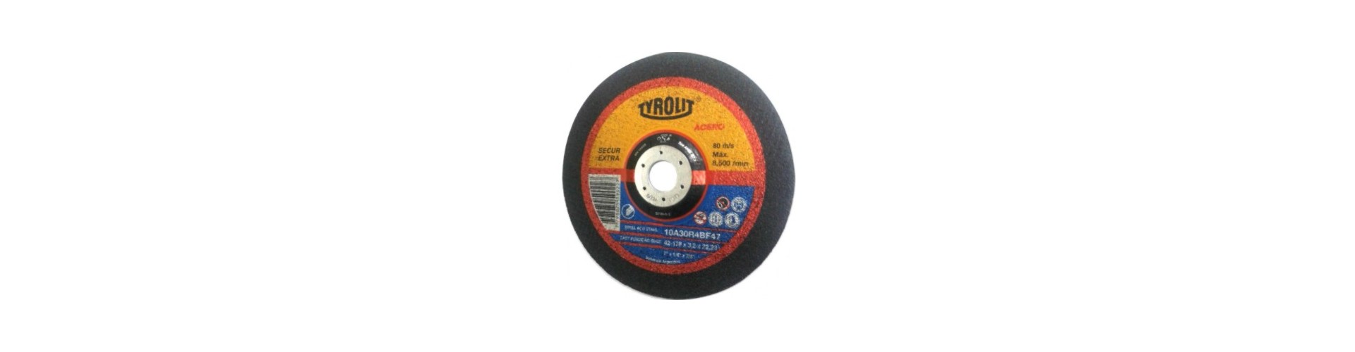 DISCO DE CORTE  CENTRO DEPRIMIDO - INOX 114X3.0X22.2 TYROLIT