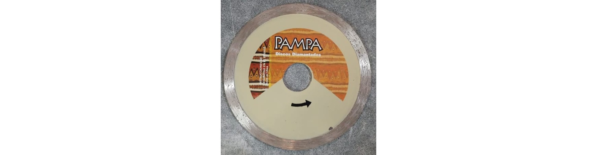 DISCO DIAMANTADO PAMPA CONTINUO Ø 7 ALIAFOR