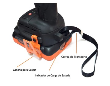 ATORNILLADOR DE IMPACTO LIL260-9BK LUSQTOFF BLACK SERIES