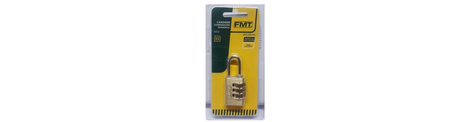 CANDADO - COMBINACIONX3 - 30 MM - FMT HERRAMIENTAS