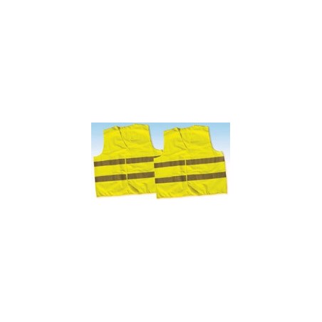 CHALECO BANDA REFLECTIVA FLUO T/ EUROPEO - AMARILLO DE PASCALE