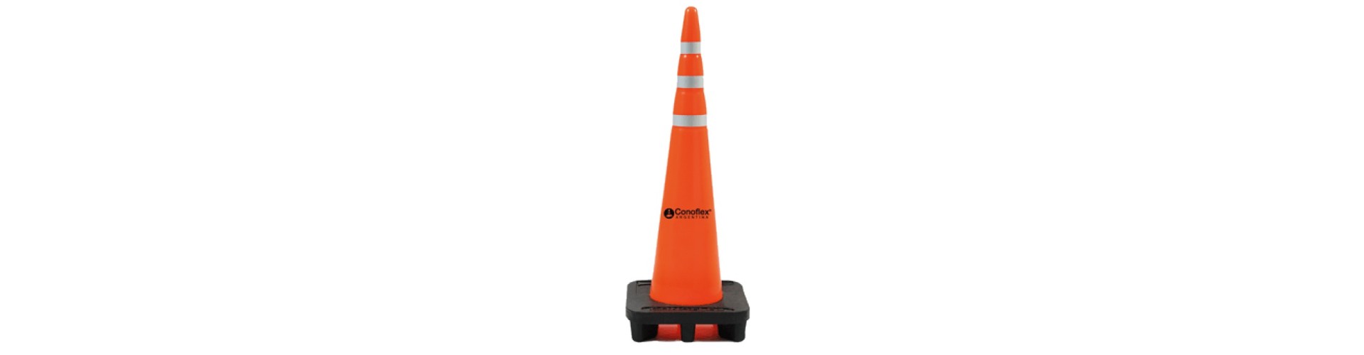 CONO TRANSPORTE - C/ REFLECTIVO 70 CM - 3 KG CONOFLEX