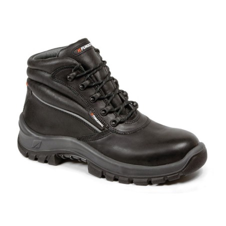 BOTIN FRANCES TITANIUM - CUERO FLOR NEGRO TALLE 37 - C/ PUNTERA FUNCIO