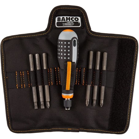 SET - DESTORNILLADOR - PUNTAS INTERCAMBIABLES - 1/4 - 6  PIEZAS