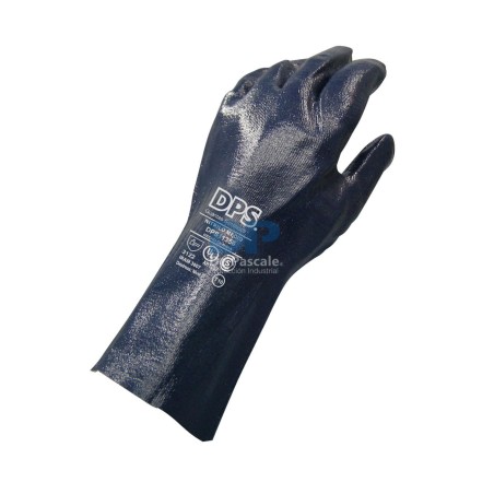 GUANTE NITRILO 30 CM LARGO AZUL BAÑO COMPLETO DP