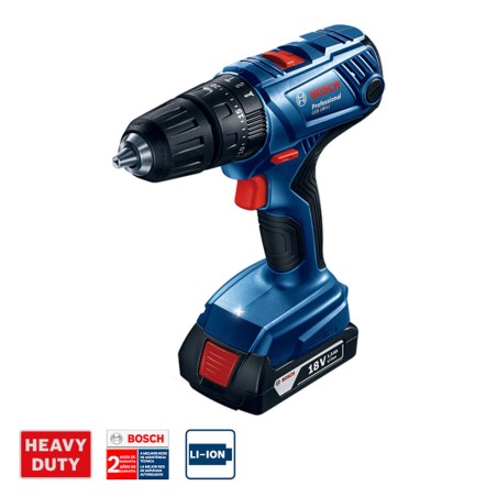 TALADRO ATORNILLADOR - GSB 180-LI C/BAT Y CAJA 18V - BOSCH