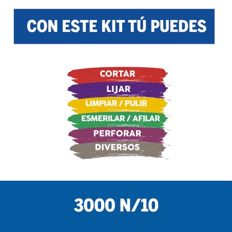 TORNO MULTIPROPOSITO 3000 CON 10 ACCESORIOS DREMEL