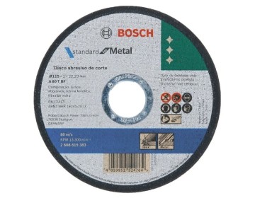 DISCO DE CORTE - METAL - 115X1.0X22.23 - BOSCH