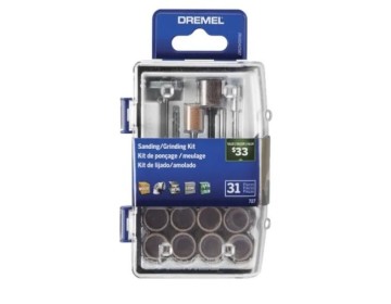 KIT ACCESORIOS 727 - 02 - P/LIJAR- ESMERILAR 31 PZAS - DREMEL