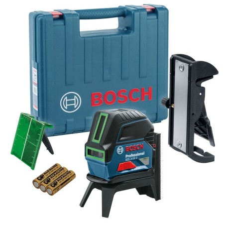 NIVEL LASER - GCL 2-15 + RM1 + MALETIN - 15 MTS - BOSCH VERDE