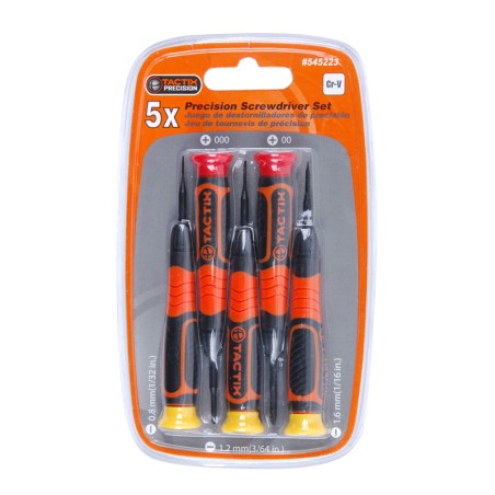 JUEGO DESTORNILLADOR - P/ELECTRICISTA - 5 PIEZAS - TACTIX