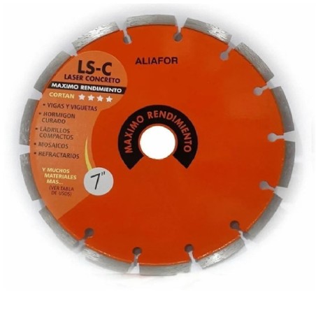 DISCO DIAMANTADO  LS-C MR 7 ALIAFOR