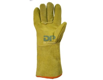 GUANTE SOLDADOR DESCARNE AMARILLO FORRADO P/LARGO DE PASCALE