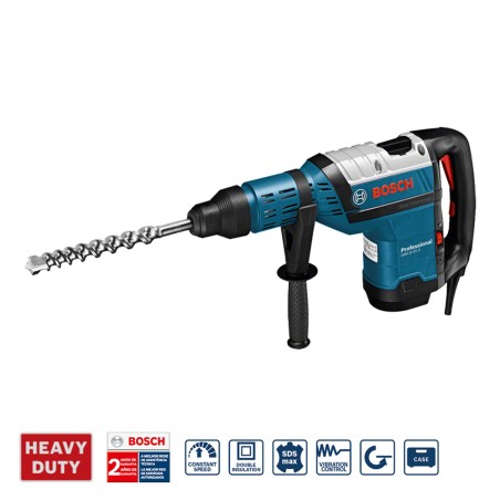 ROTOMARTILLO GBH 8-45 D - SDS-MAX 1150W - 12.5 J - 8.2 K - BOSCH