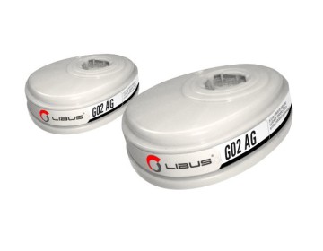 FILTRO G02 AG - P/RESPIRAD L-9000 - PAR LIBUS