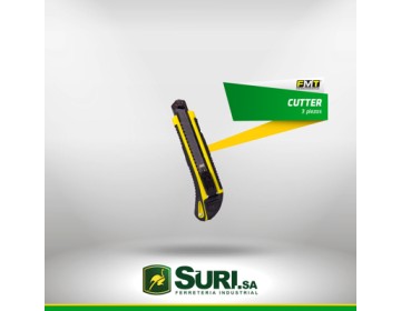 CUTTER PLASTICO RETRACTIRL 18MM FMT