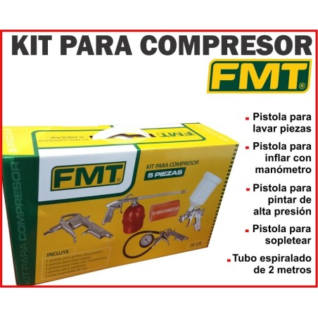 KIT COMPRESOR CARGA INFERIOR 5 PZAS - FMT