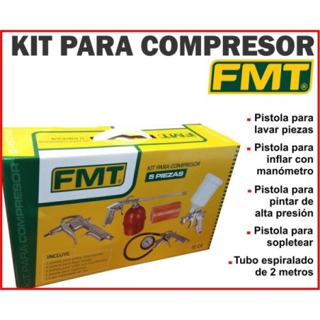KIT COMPRESOR CARGA INFERIOR 5 PZAS - FMT