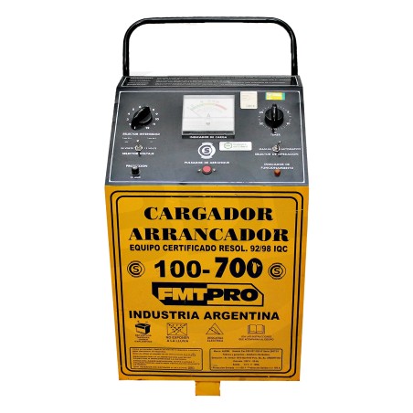 CARGADOR / ARRANCADOR DE BATERIAS REG. 12 PUNTOS 12-24V - 100/700AMP F