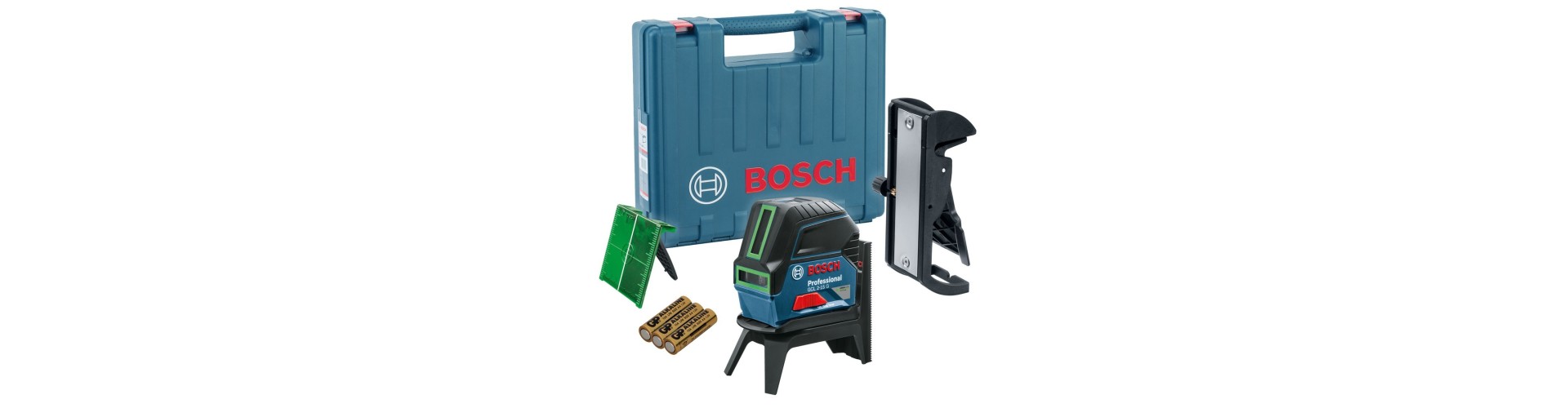 NIVEL LASER - GCL 2-15 + RM1 + MALETIN - 15 MTS - BOSCH VERDE