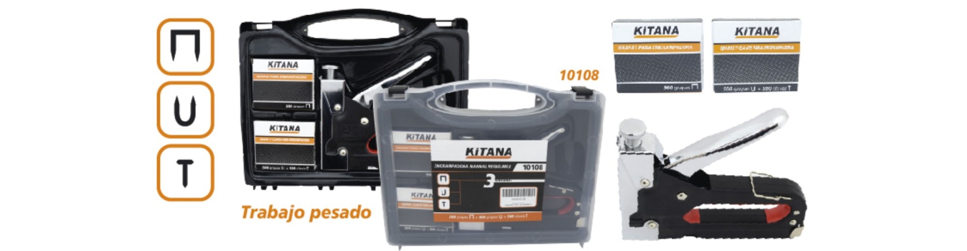 ENGRAMPADORA - 3 FUNCIONES - CAJA PLASTICA - KITANA
