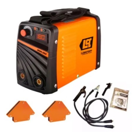 SOLDADORA INVERTER + ESCUADRAS 180 AMP - 220V - LUSQTOFF