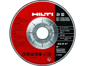 DISCO DE DESBASTE - AG-D UP - 115 X 6.4 X 22.23 - HILTI