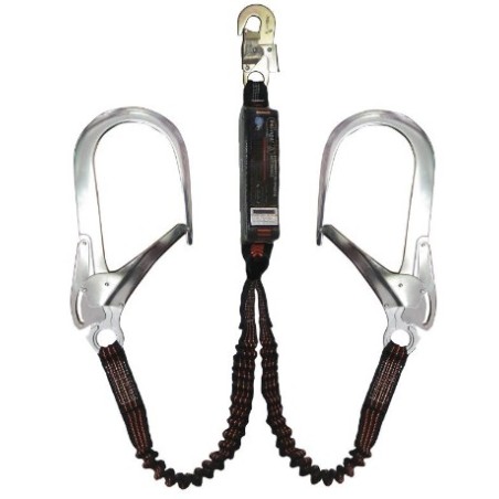 CABO DE AMARRE ELASTIZADO C/ AMORTIGUADOR 1.50 MTS - 2 X 110 MM ESLING